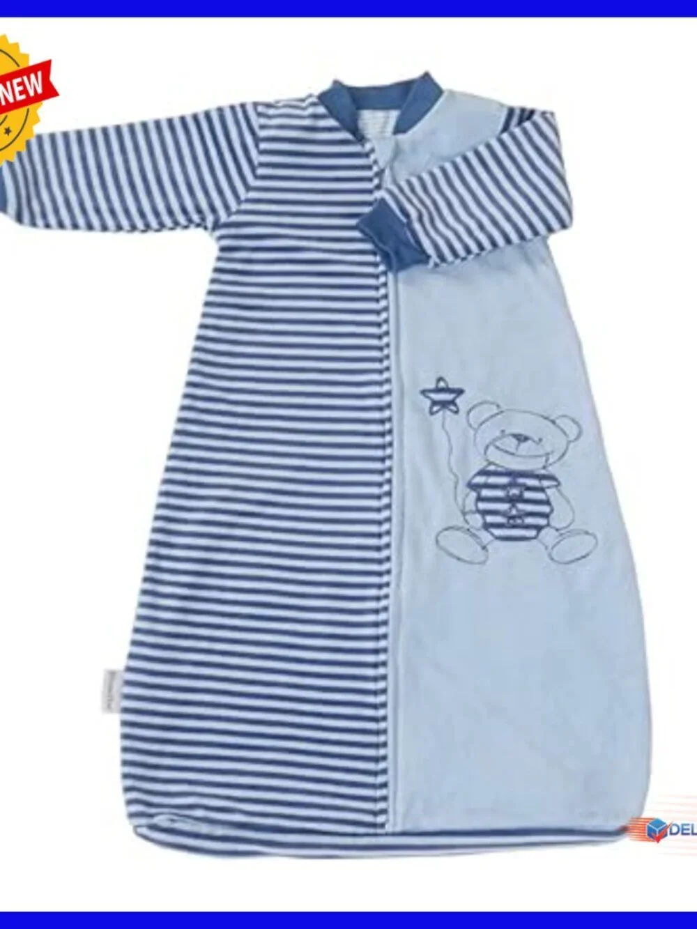 Toddler Sleep Sack Long Sleeves Wearable Blanket Cotton Velvet 4-6T